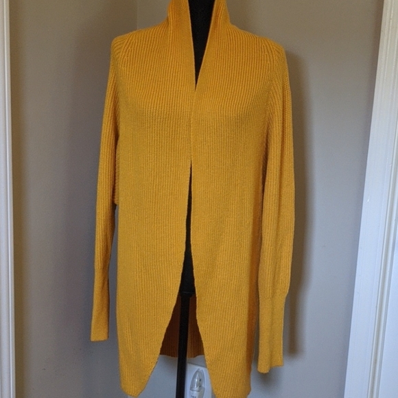 Leith Sweaters - Beautiful Mustard Color Leith Cardigan Sweater